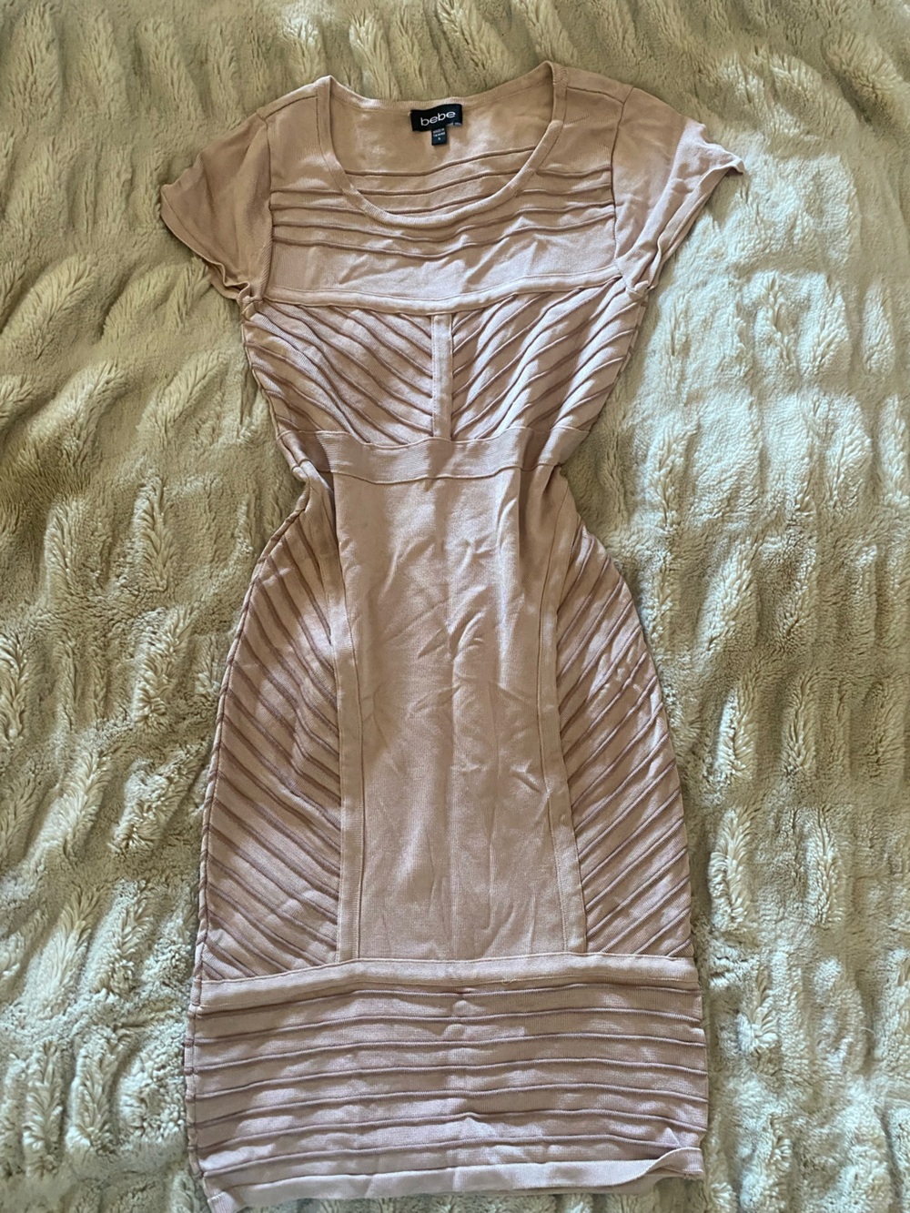 RARE vintage BEBE bandage dress